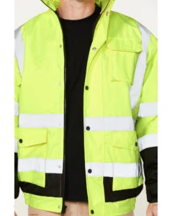 Hawx Men's High-Visibility Bomber Work Jacket - Big