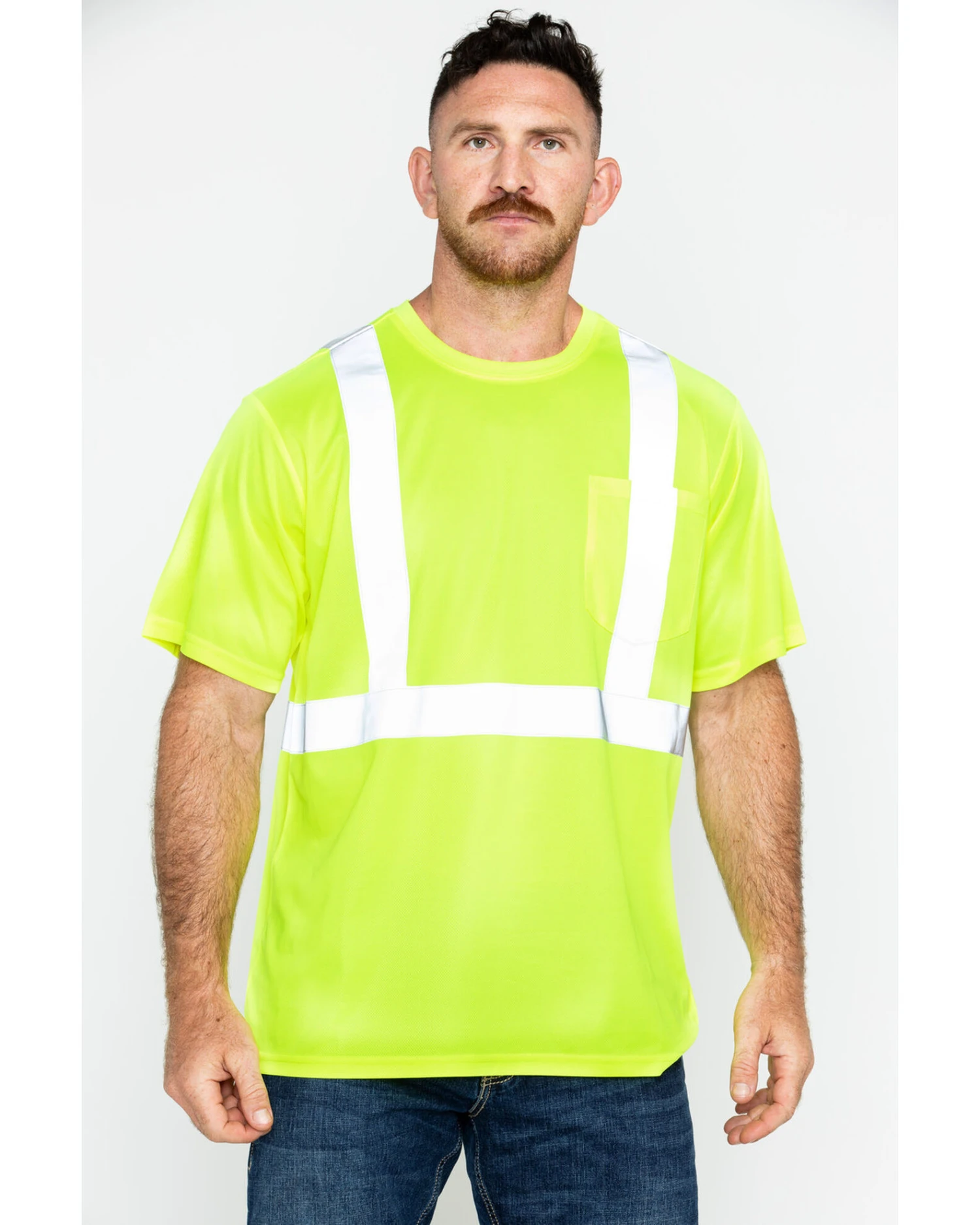 Hawx Men's Reflective Short Sleeve Work T-Shirt
