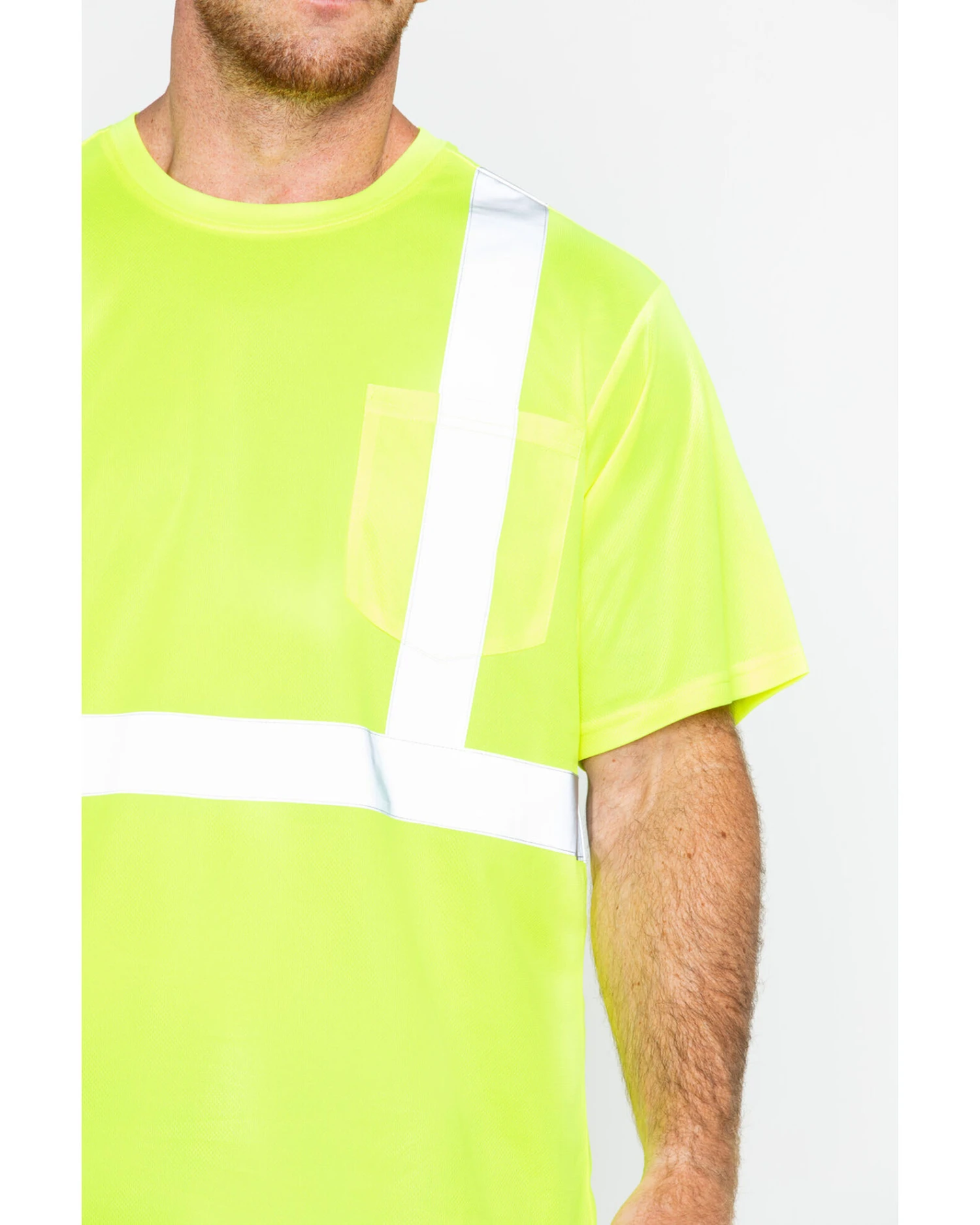 Hawx Men's Reflective Short Sleeve Work T-Shirt - Image 3