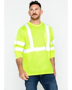 Hawx Men's Reflective Long Sleeve Work TeeÂ