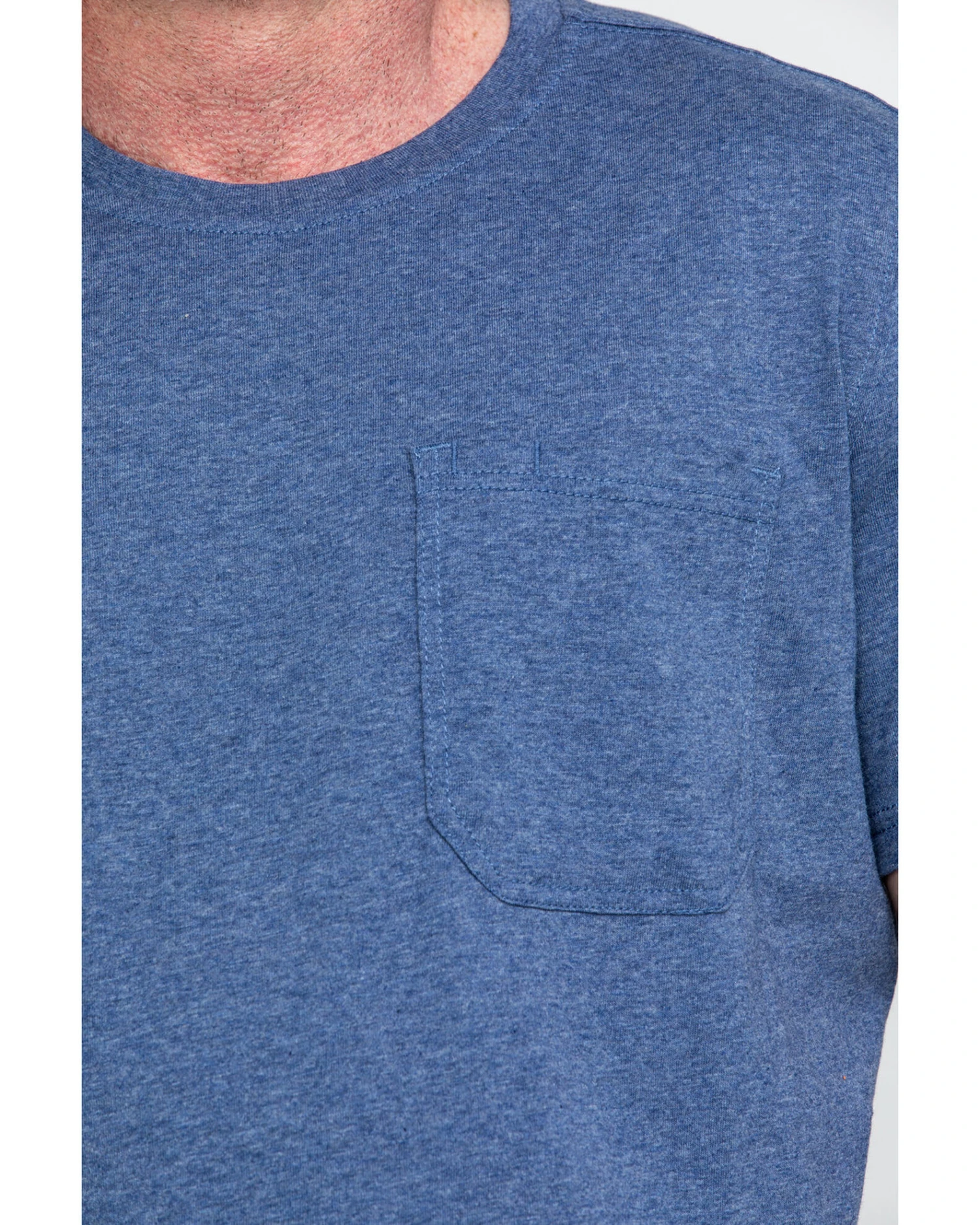 Hawx Men's Pocket Crew Short Sleeve Work T-Shirt - Tall - Image 4