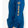 Hawx Men's Logo Sleeve Performance Fleece Hooded Work Sweatshirt - Big & Tall