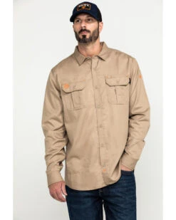 Hawx Men's FR Long Sleeve Woven Work Shirt - Big 