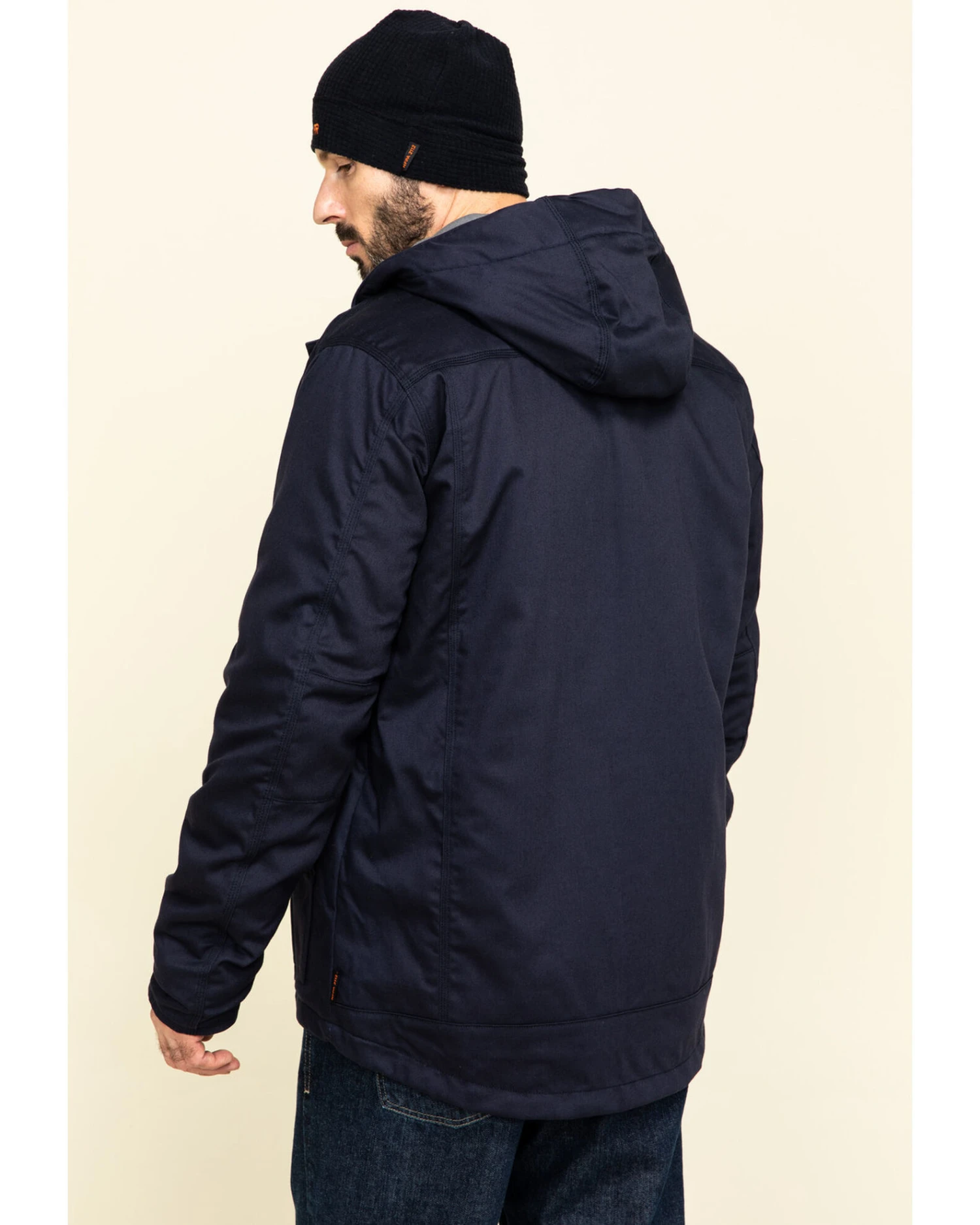 Hawx Men's FR Duck Hooded Work Jacket - Tall - Image 3