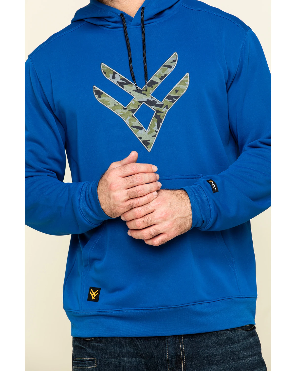 Hawx Men's Tech Logo Hooded Work Sweatshirt - Image 4
