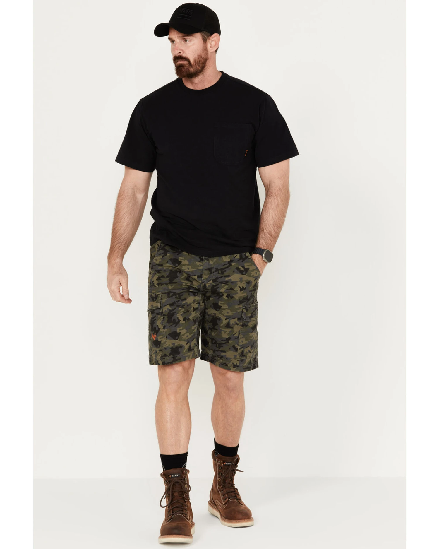 Hawx Men's Stretch Cargo Work Shorts