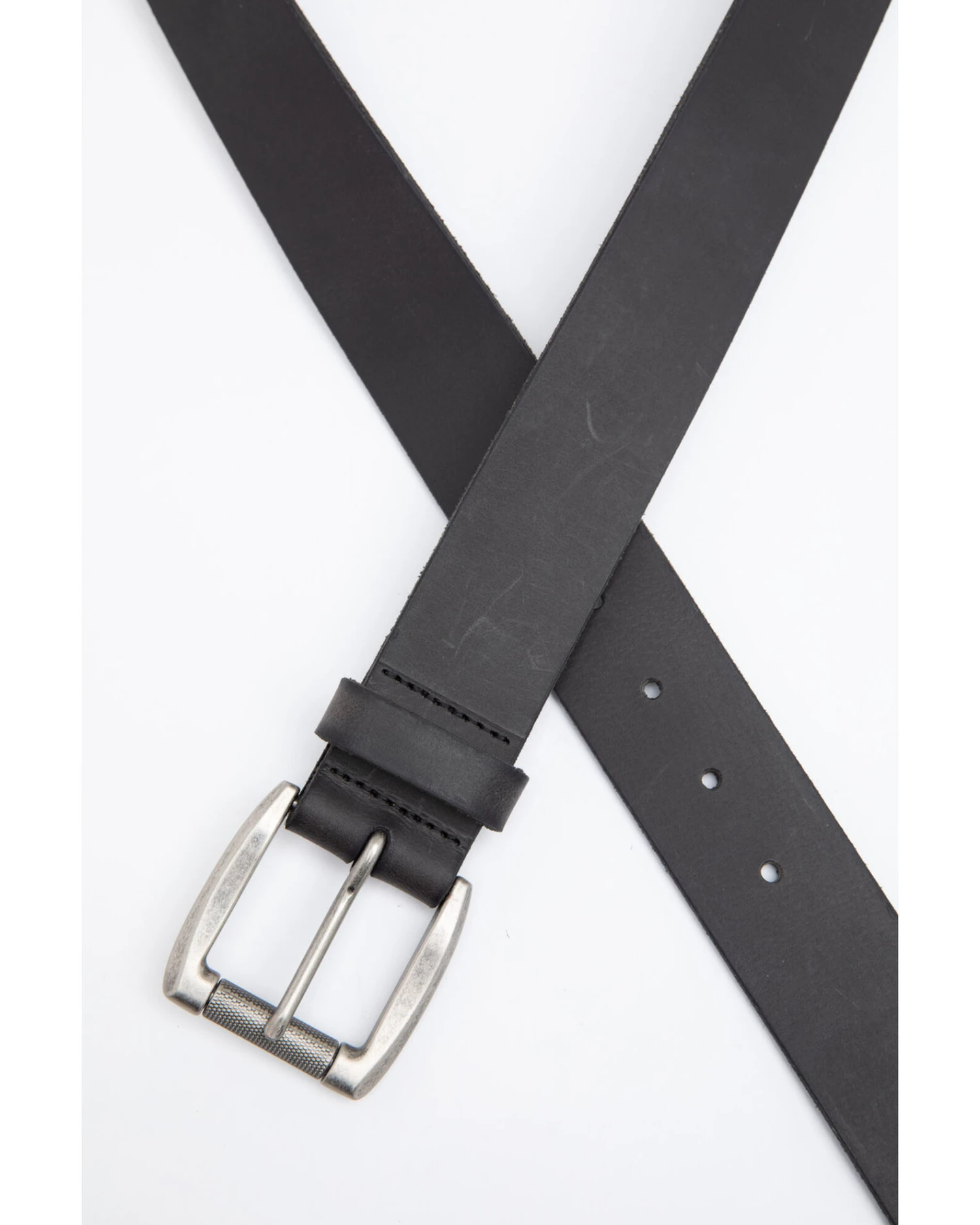 Hawx Men's Black Plain Roller Buckle Work Belt - Image 2