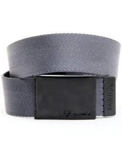 Hawx Men's Plain Charcoal Web Belt