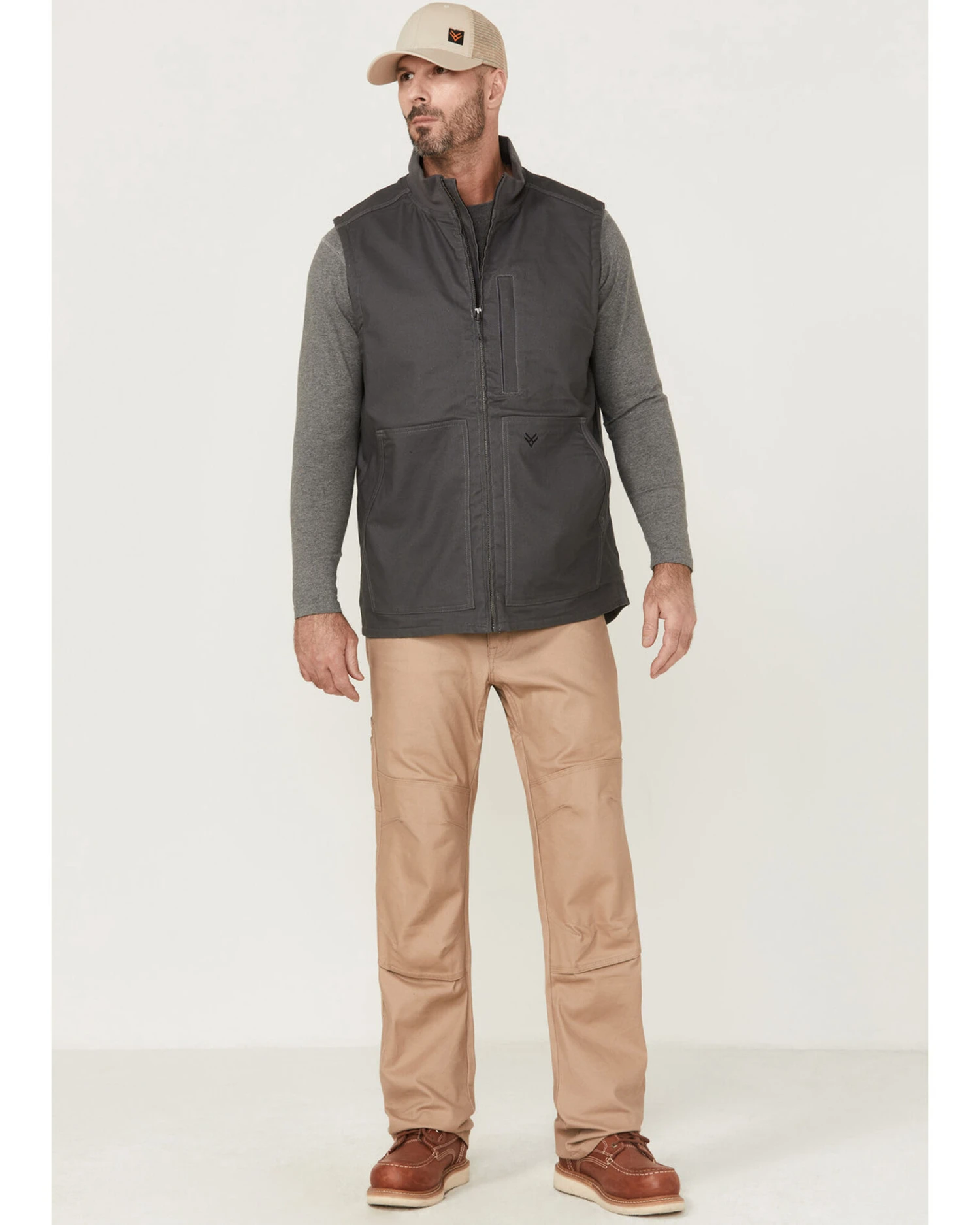 Hawx Men's Pro Zip-Front Insulated Work Vest