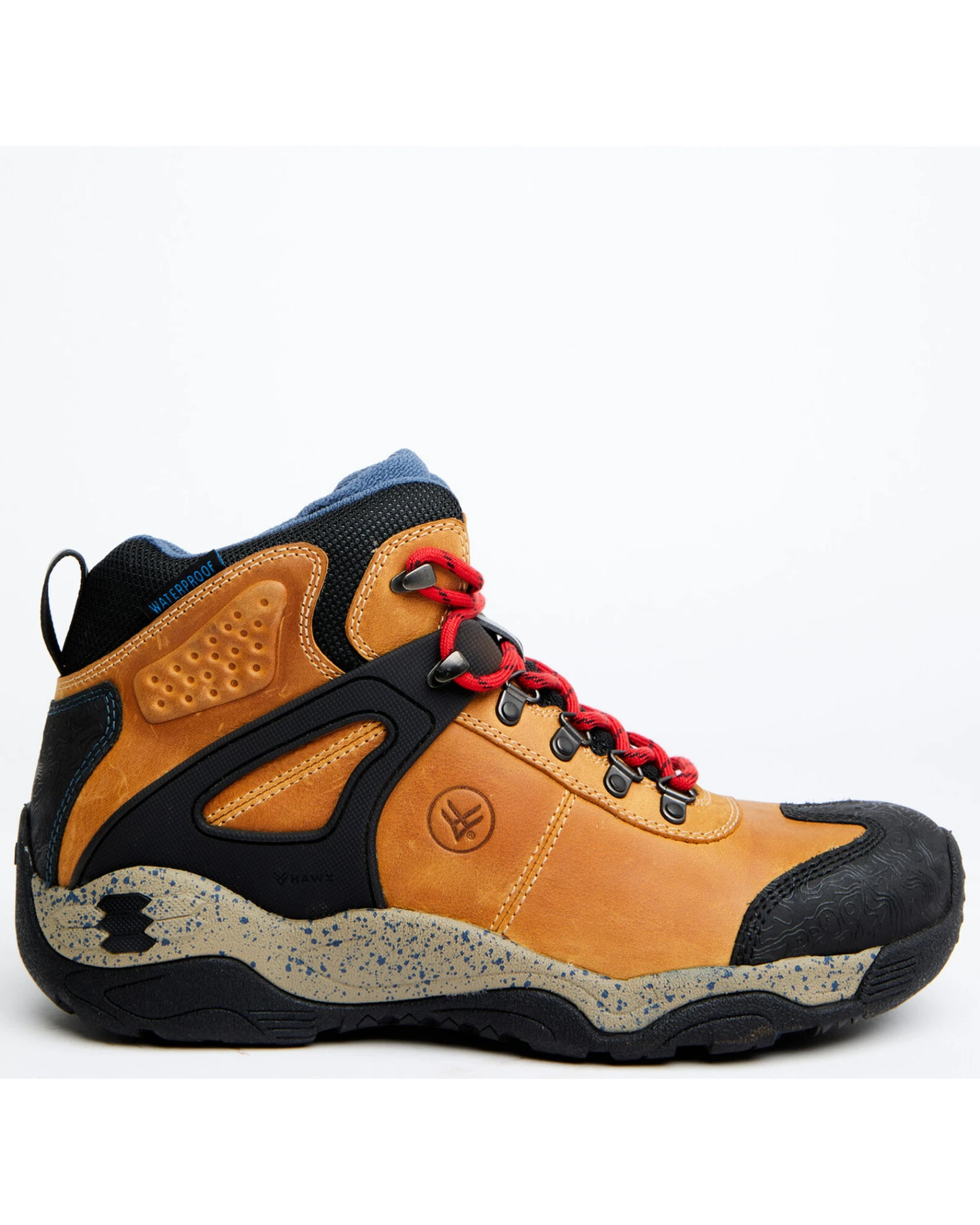 Hawx Men's Talon 3 Waterproof Lace-Up Hiking Work Boots - Broad Square Toe - Image 3