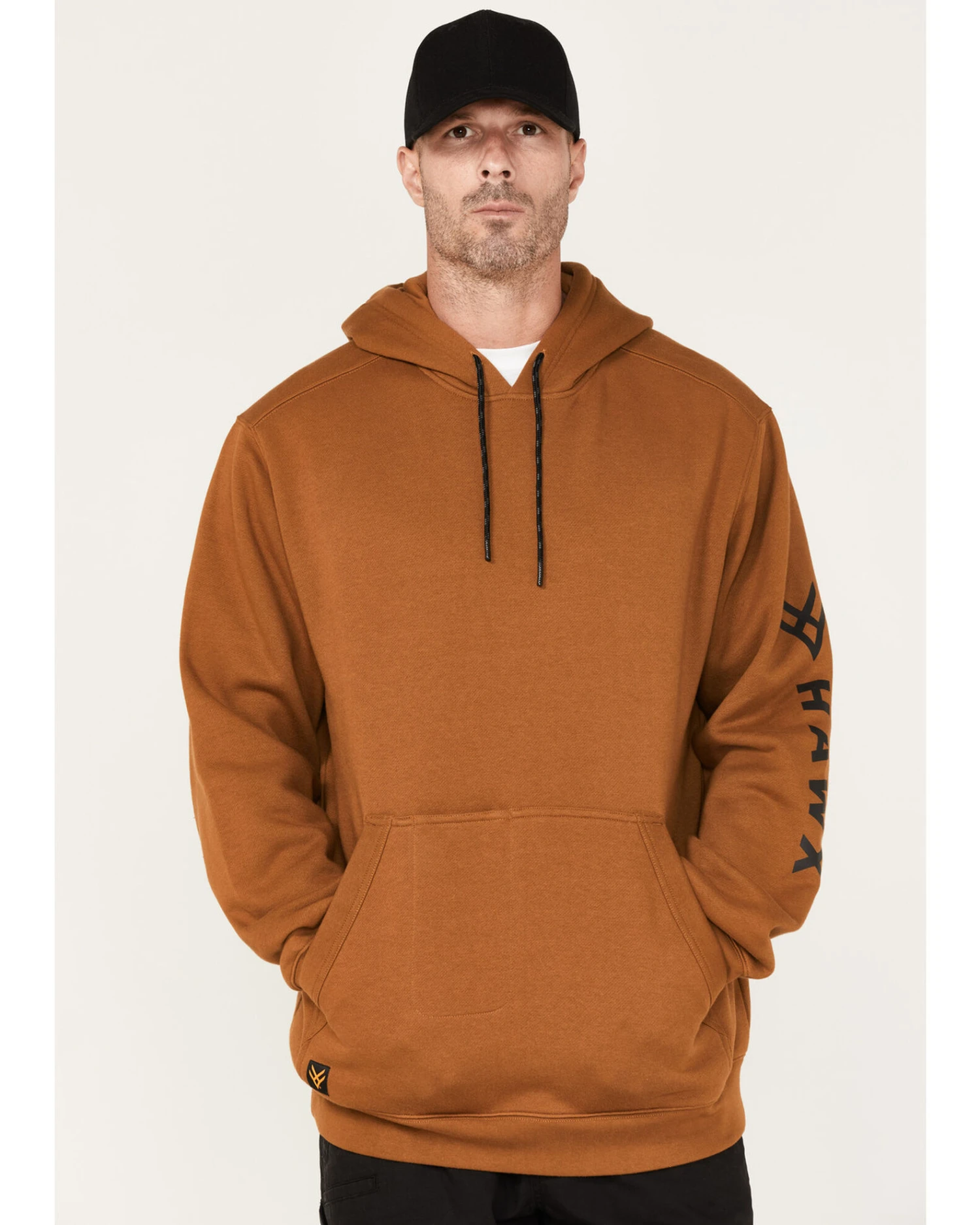Hawx Men's Primo Logo Graphic Fleece Hooded Work Sweatshirt - Image 4